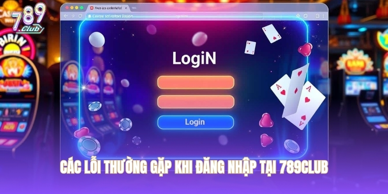 Các lỗi thường gặp khi đăng nhập tại 789CLUB