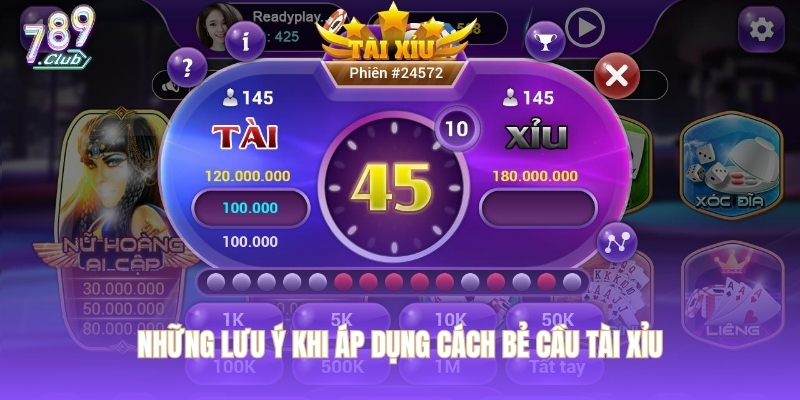 Những lưu ý khi áp dụng cách bẻ cầu tài xỉu